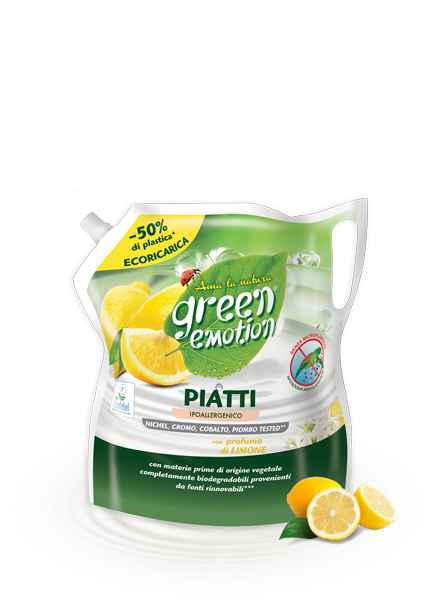 PIATTI ECORICARICA 1000 limone green emotion