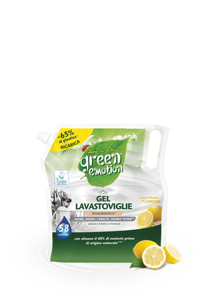 Detergente piatti<br> Limone ecoricarica